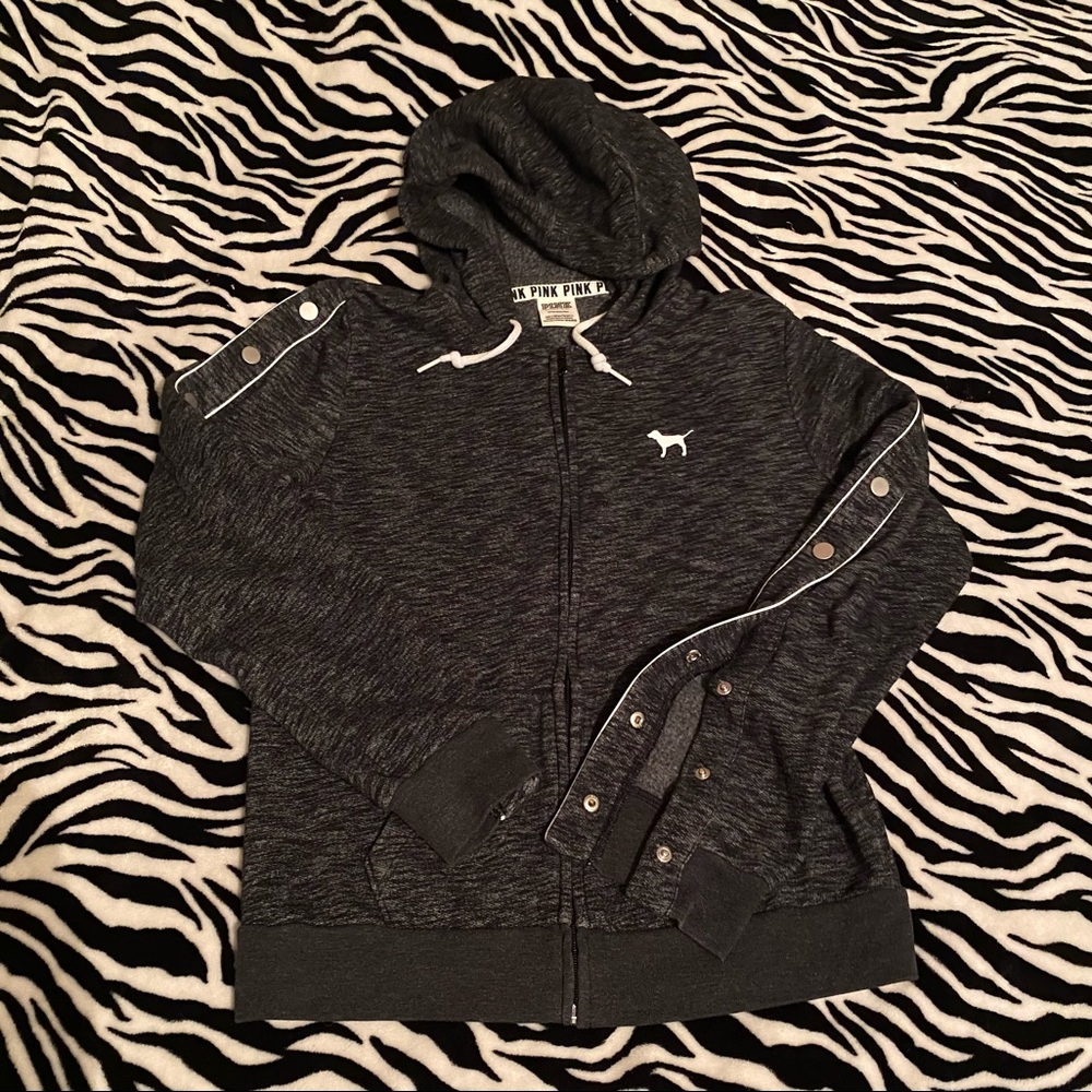 VS Pink full zip hoodie size Small